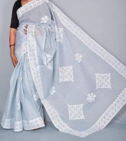 Applique Saree